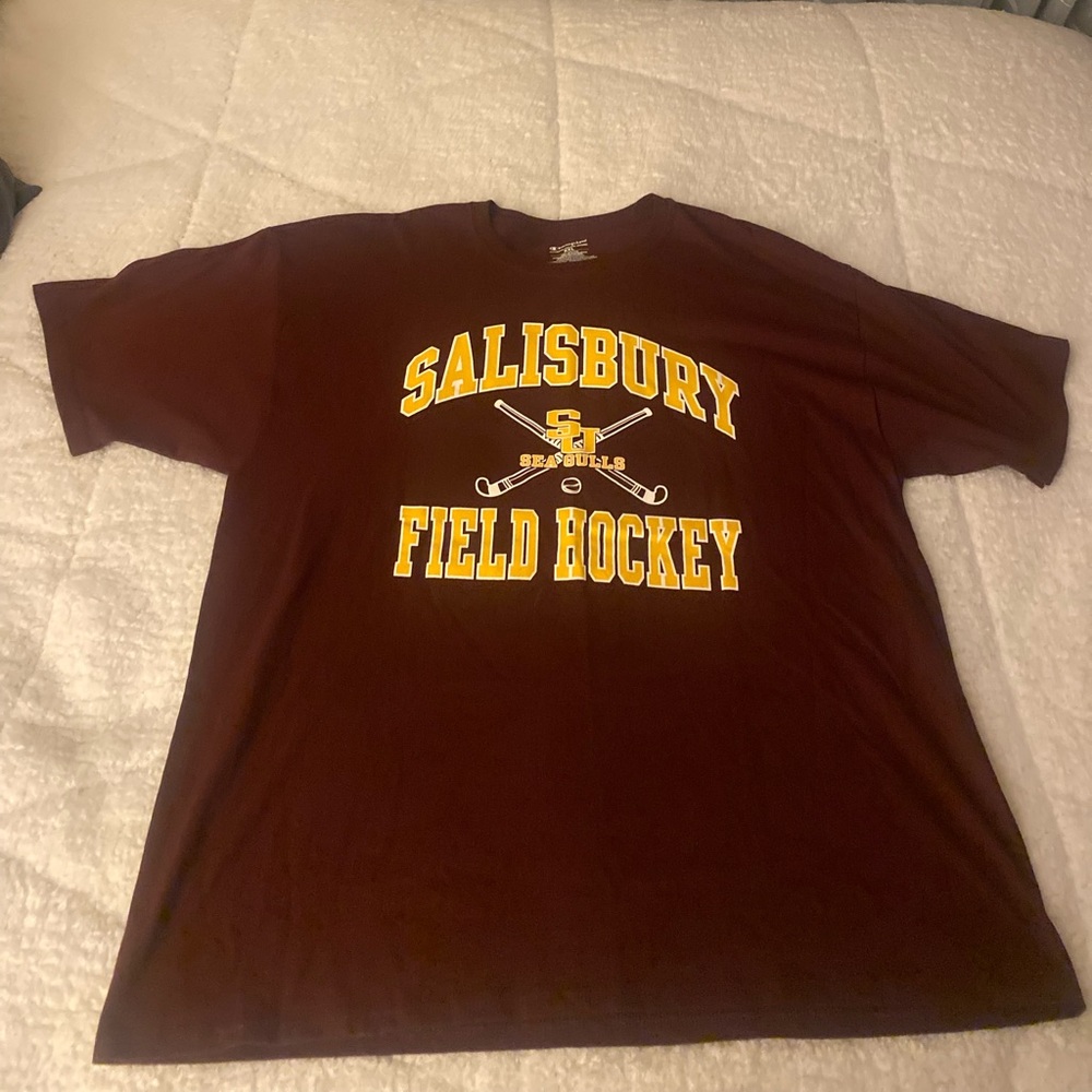 Champion Maroon Salisbury Field Hockey Tee